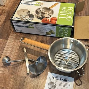 RSVP International Endurance Kitchen Tool Collection Stainless Steel Food Mill